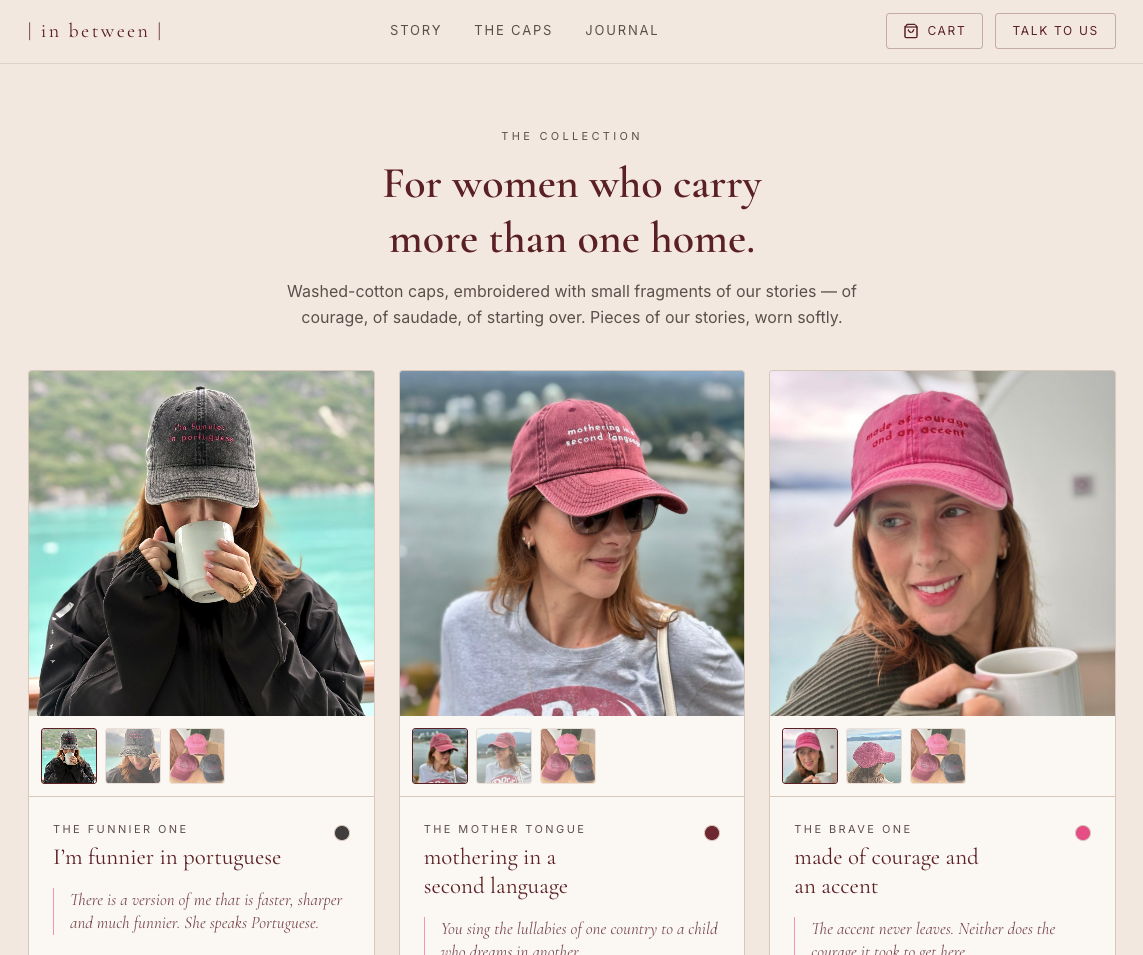 In between brand visual